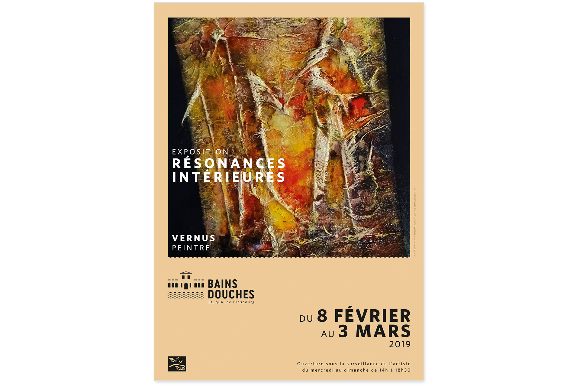 Affiche Bains Douches Vernus