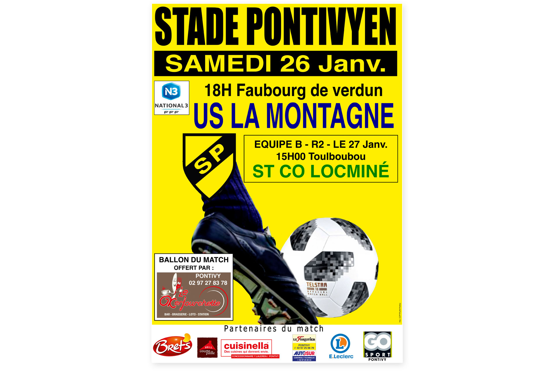 Affiche Stade Pontivien