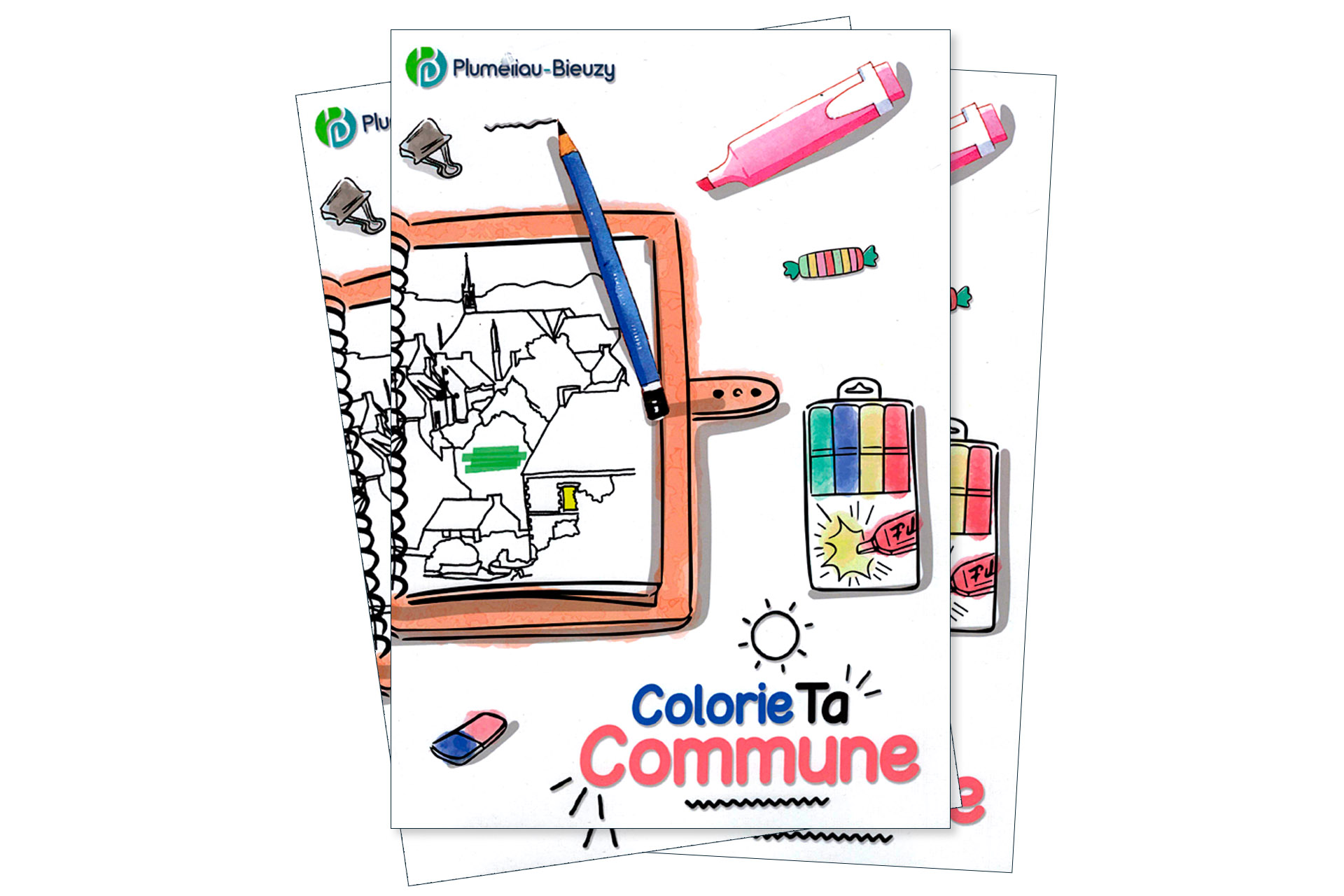 Colorie ta commune cahier de coloriage