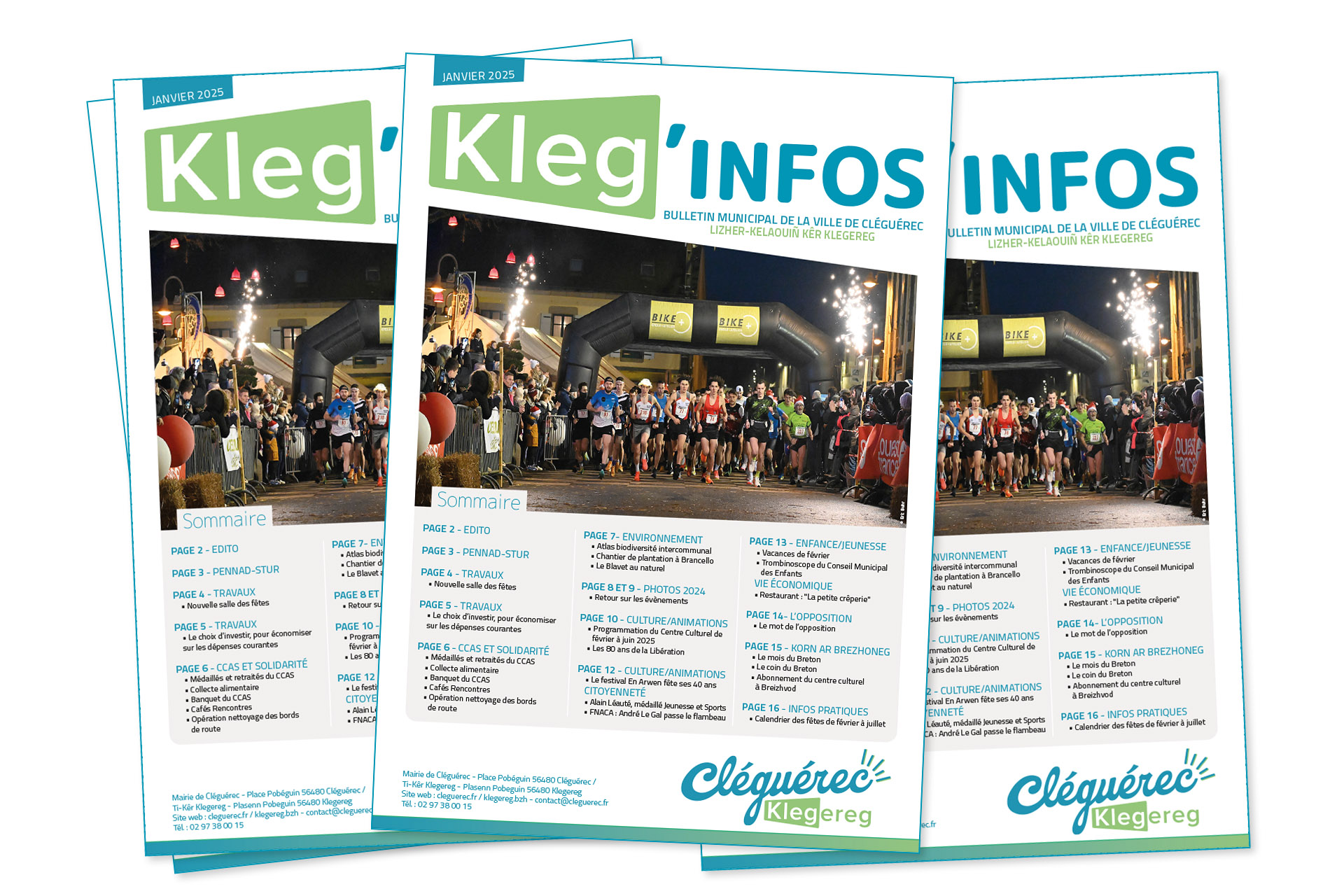 Bulletin municipal de la mairie de Cléguérec